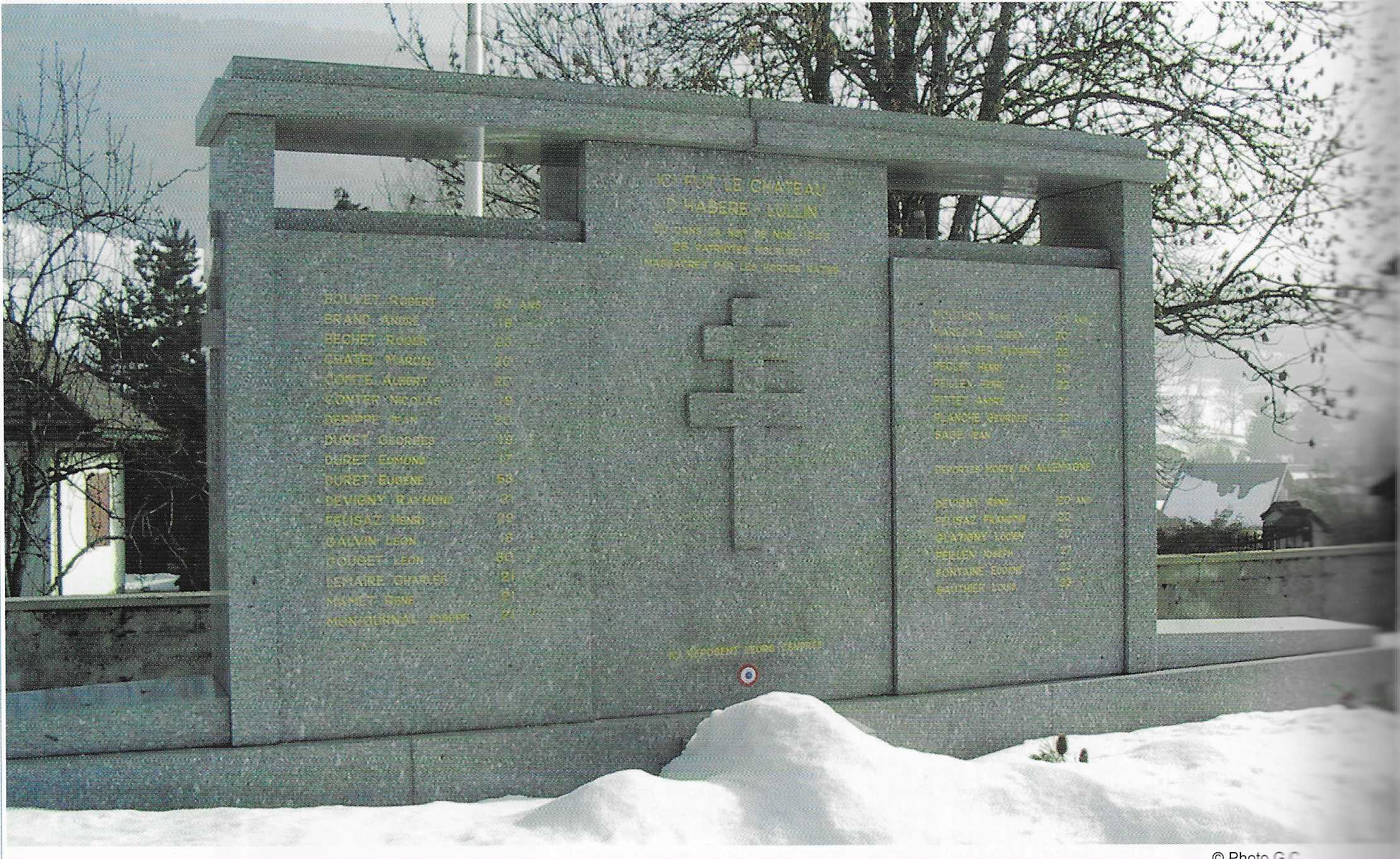 Commémoration du drame d’Habère-Lullin dimanche 22 Décembre à 11h