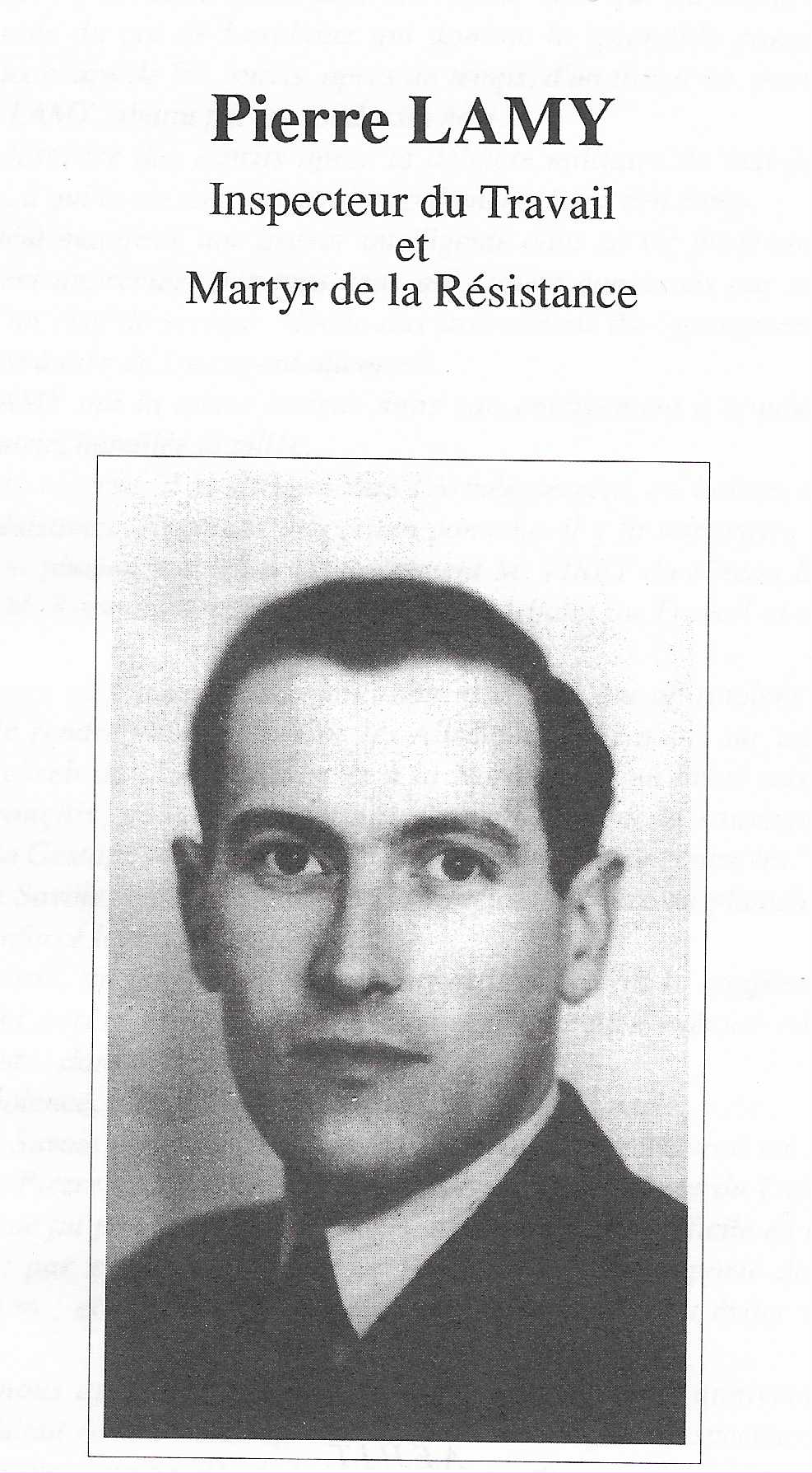 Hommage à Pierre LAMY